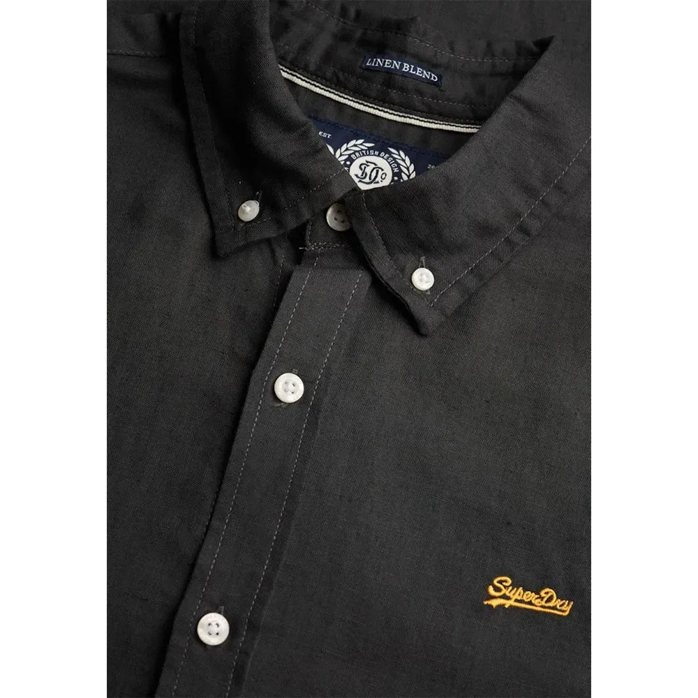 Рубашка с длинным рукавом M4011005A Superdry, черный — фото 4