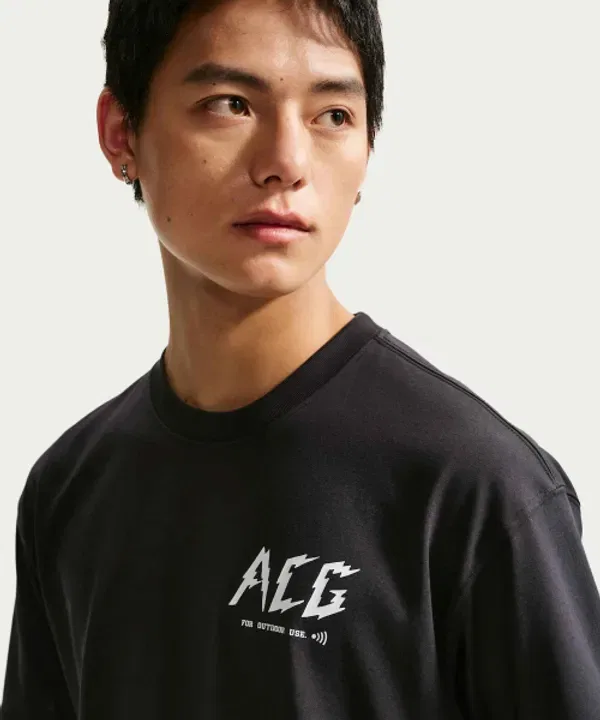 Футболка с длинным рукавом ACG Dri-FIT Nike, черный — фото 3