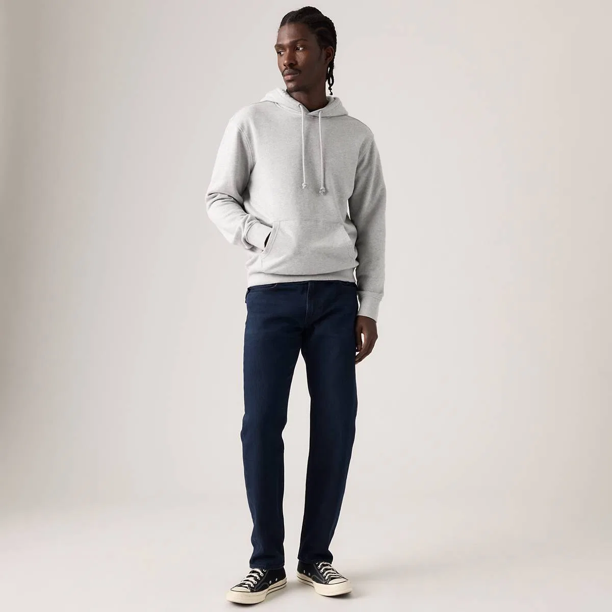 Мужские джинсы 502 зауженного кроя, из натуральной мягкой ткани Levi's, Why So Blue - Blue