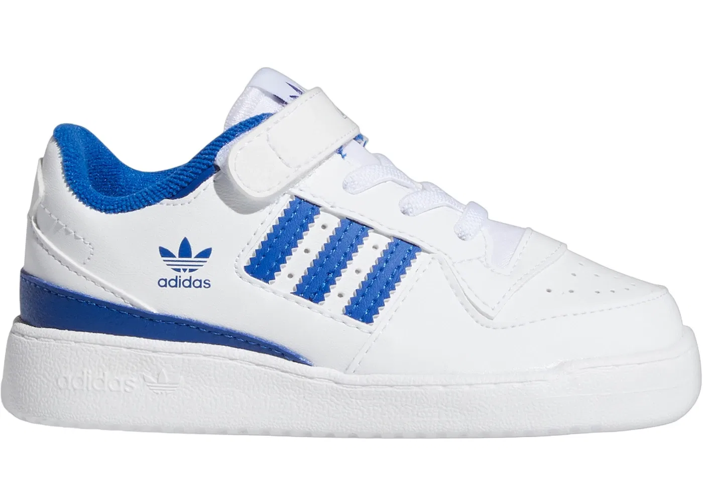 Детские кроссовки Adidas Forum Low, Cloud White/Royal Blue/Cloud White
