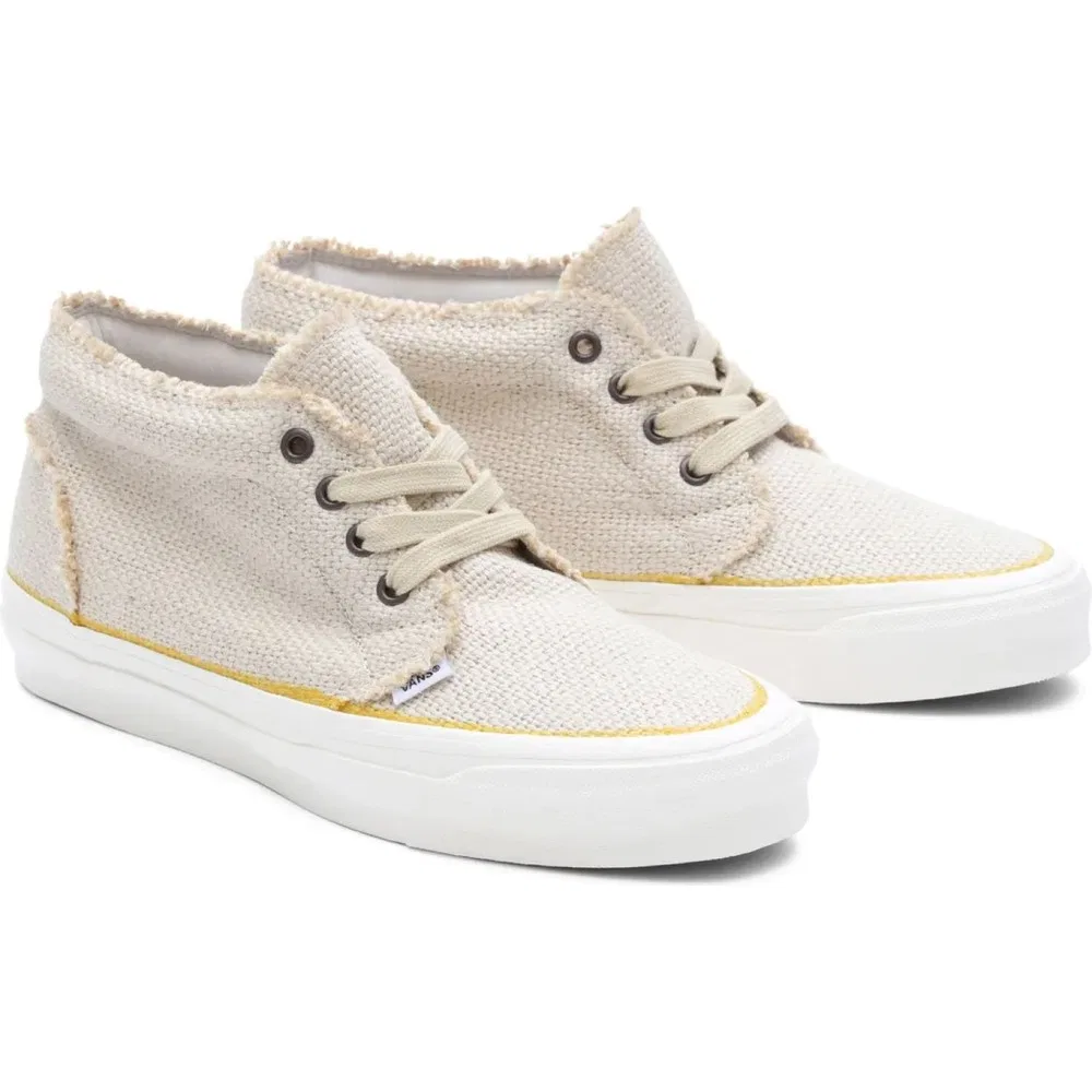 Детские кроссовки с шнуровкой и молнией Og Chukka Frayed Lx Vans