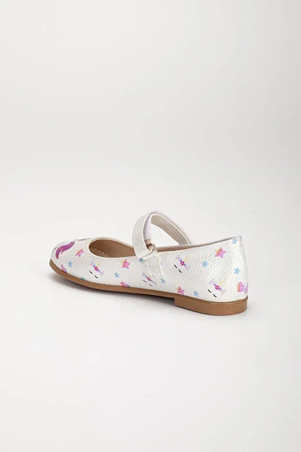 Детские балетки для девочек с принтом Unicorn Bdkbutik, Sedef — фото 4