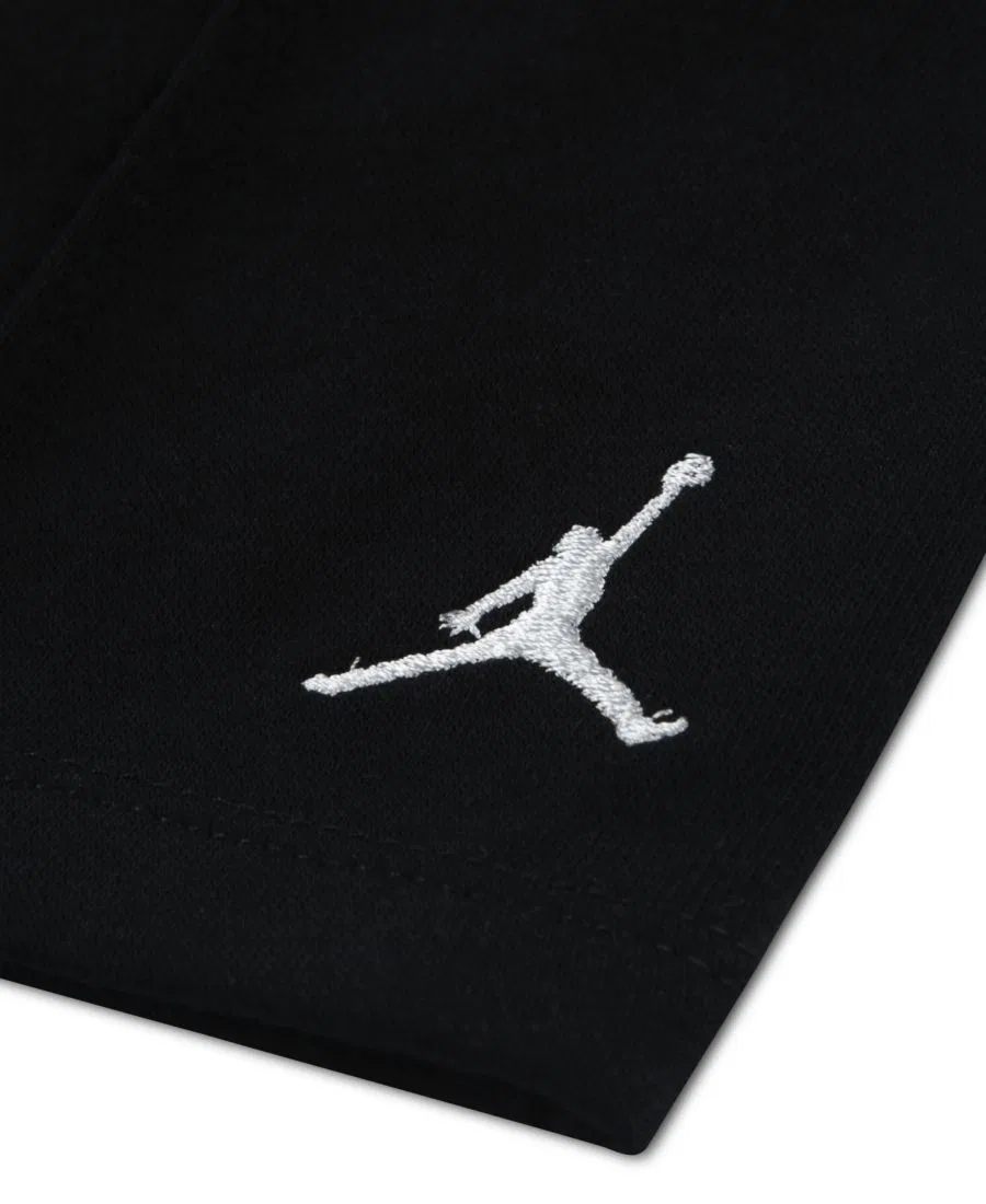Комплект из майки и шорт с плиссировкой Jordan, Toddler 2T-4T, Black — фото 3