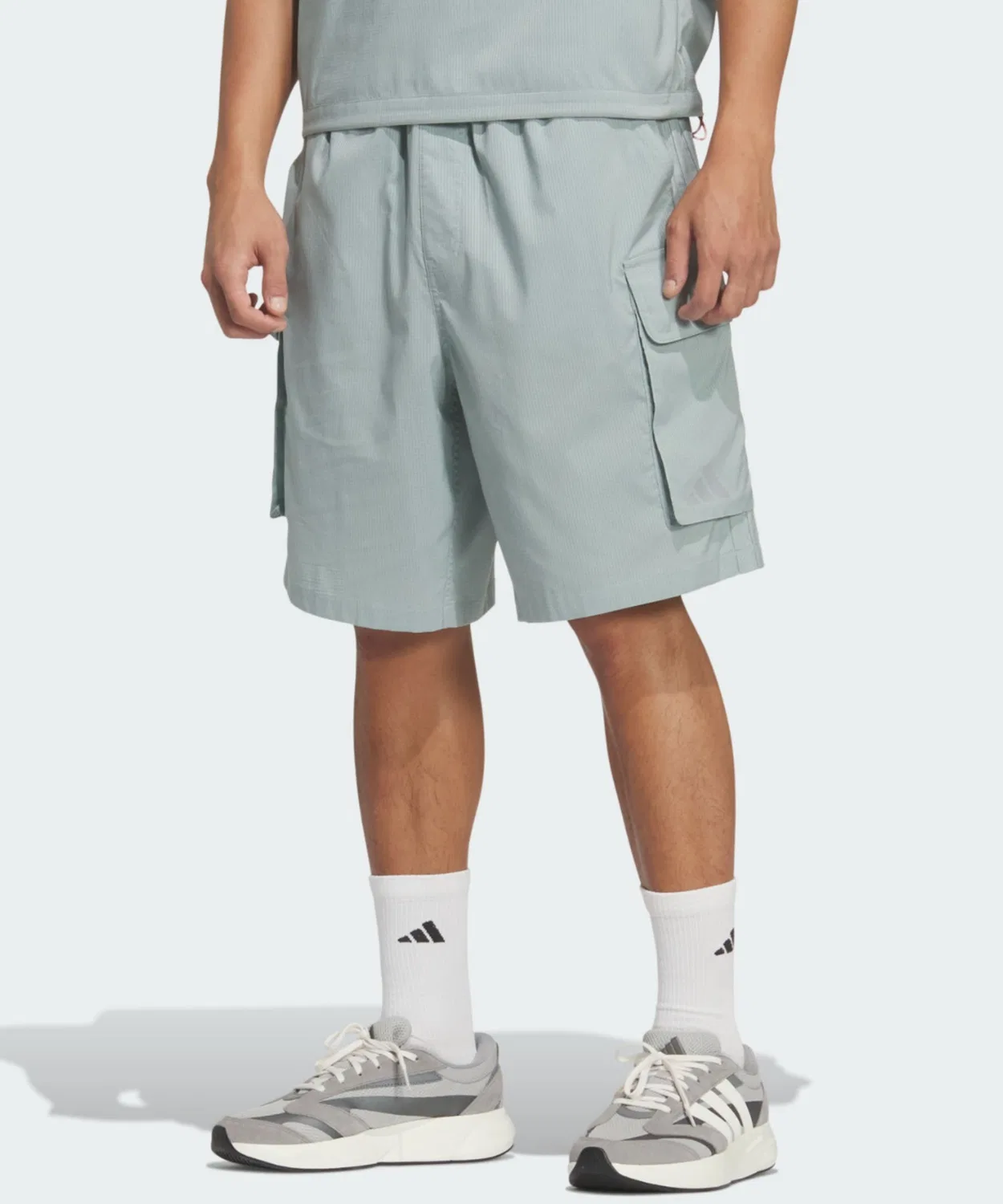 Мужские шорты-карго свободного кроя с принтом City Tech Loose Fit Dot Air Breathable Woven Cargo Shorts Adidas, Green