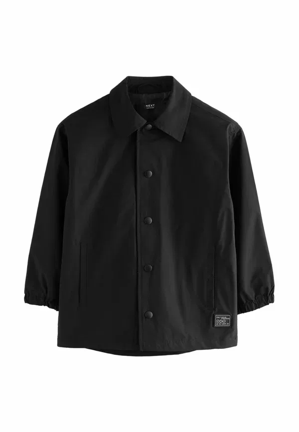 Рубашка однотонная Regular fit Next, черный