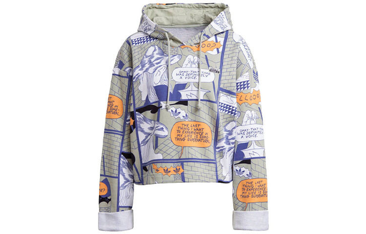 

RYV Толстовка женская зеленая Adidas Originals