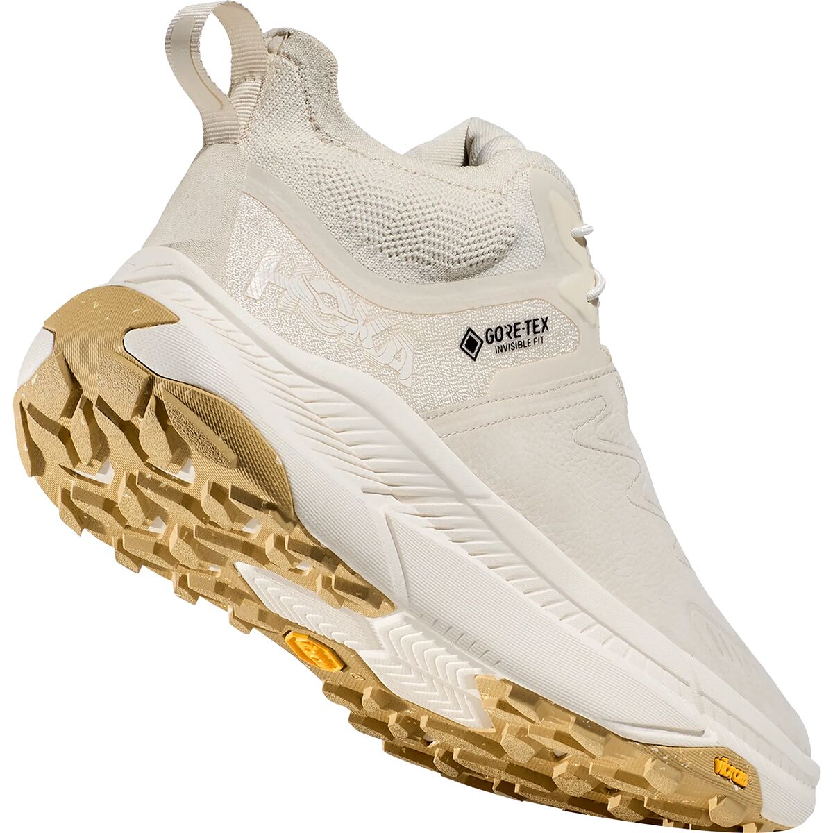 Женские кроссовки Hoka GTX кожаные водонепроницаемые, бежевый — фото 2