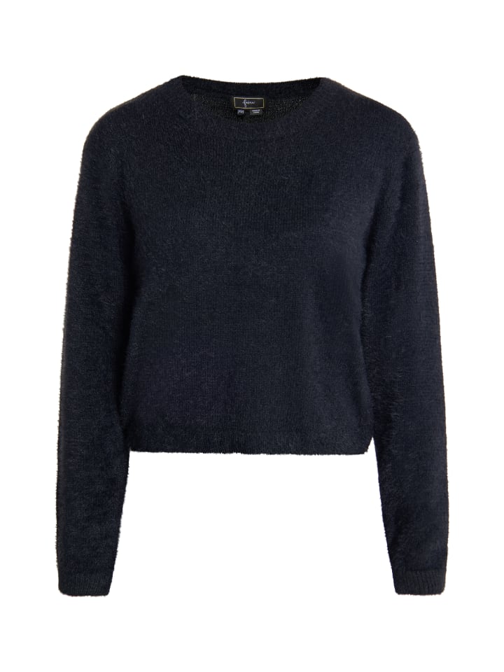 

Женский вязаный свитер черного цвета faina