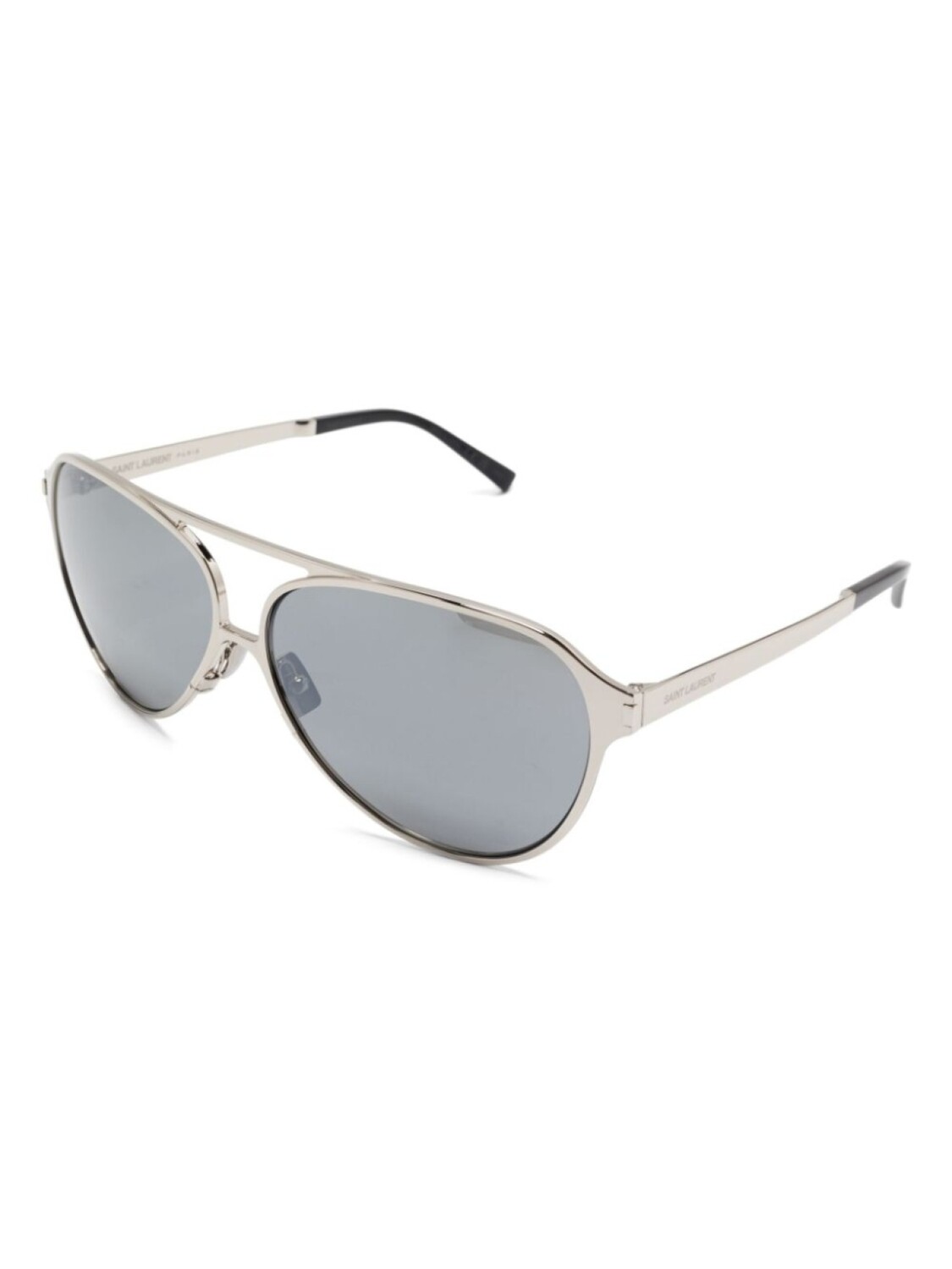 Солнцезащитные очки в оправе пилота Saint Laurent Eyewear, серебряный — фото 2