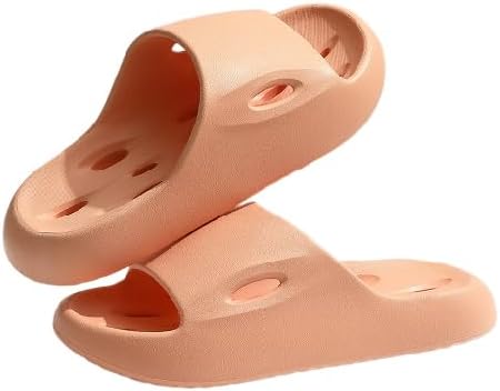 

Шлепанцы BYDZKJ для душа с дренажными отверстиями, быстросохнущие, для ванной комнаты, для спортзала, с мягкой подошвой, открытый носок, домашние шлепанцы для мужчин и женщин, розовый