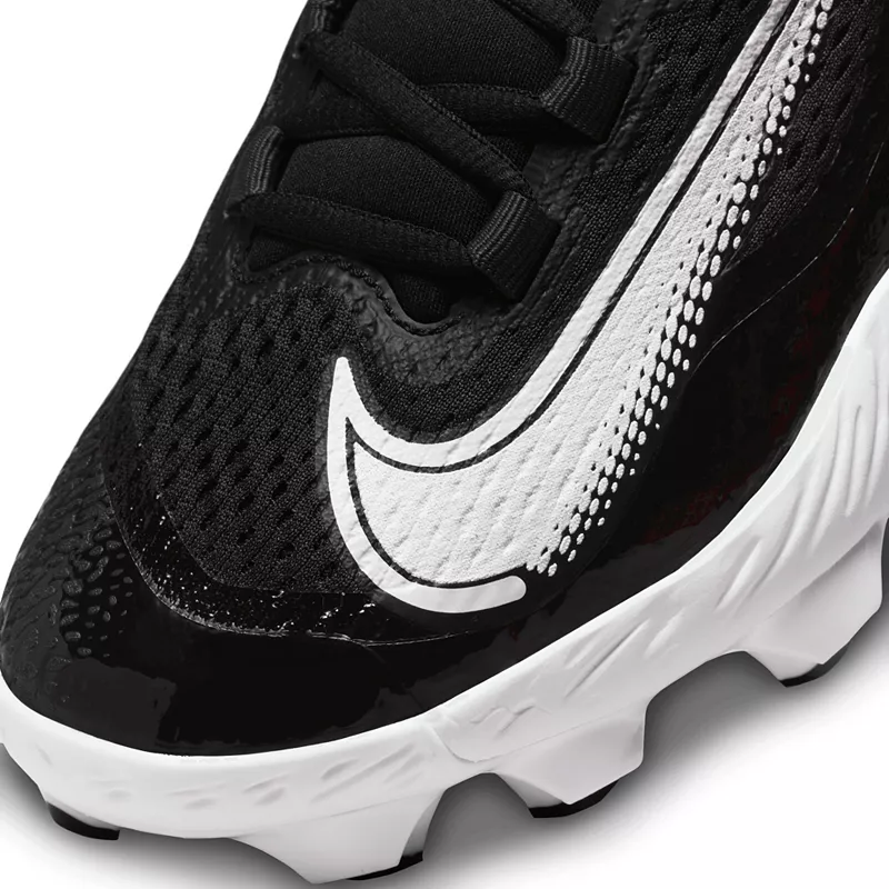 Мужские бейсбольные бутсы Nike Alpha Huarache Elite 4 MCS, черный/белый — фото 3