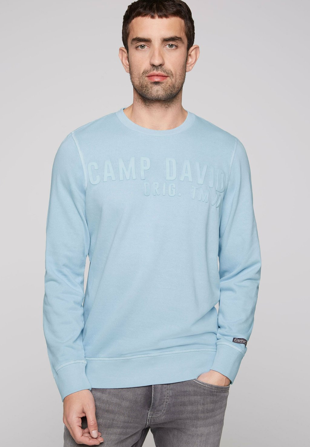 

Толстовка MIT WORDING PRINT Camp David, синий
