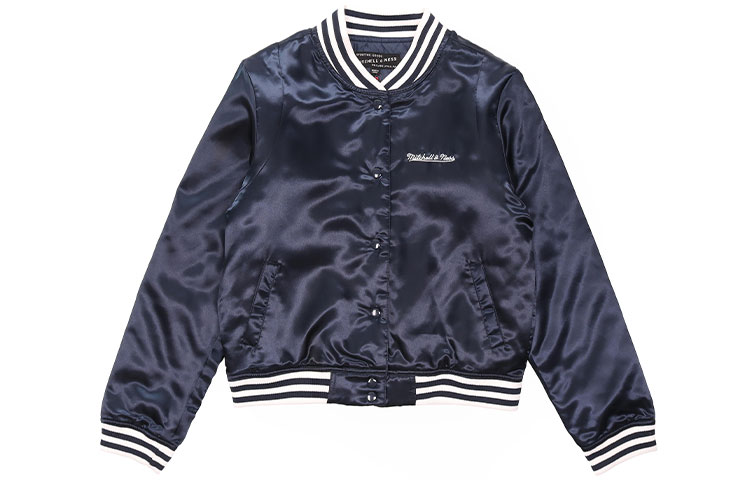

Mitchell Ness Куртка бейсбольная женская Mitchell & Ness, Dark Blue