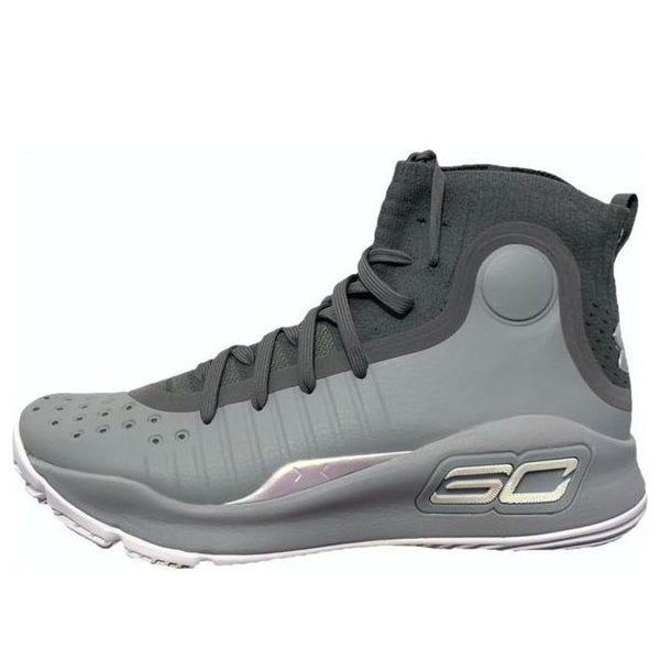 

Кроссовки curry 4 mid 'overcast grey' Under Armour, серый