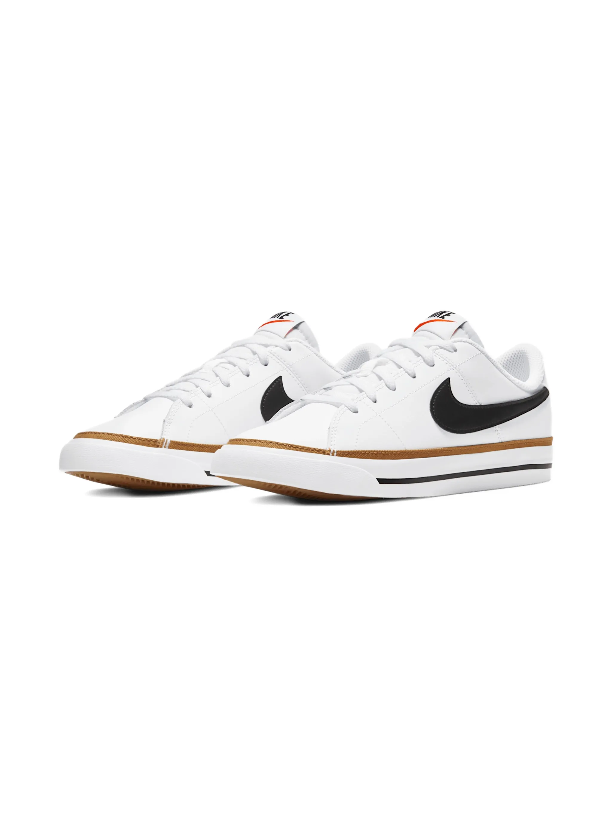 

Кроссовки на шнуровке Court Legacy GS Nike Kids, белый