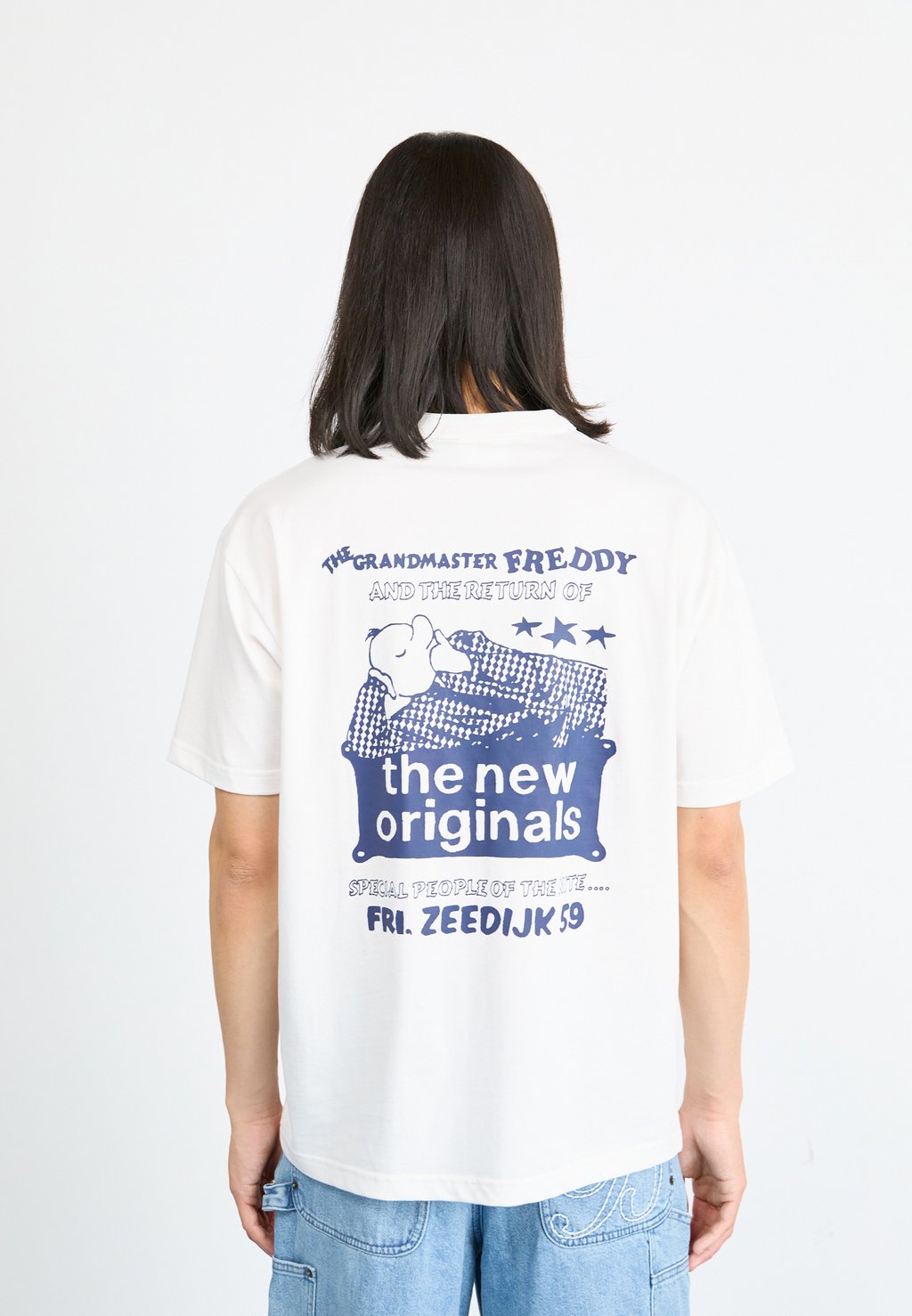 

Футболка с принтом GRANDMASTER FREDDY TEE The New Originals, белый