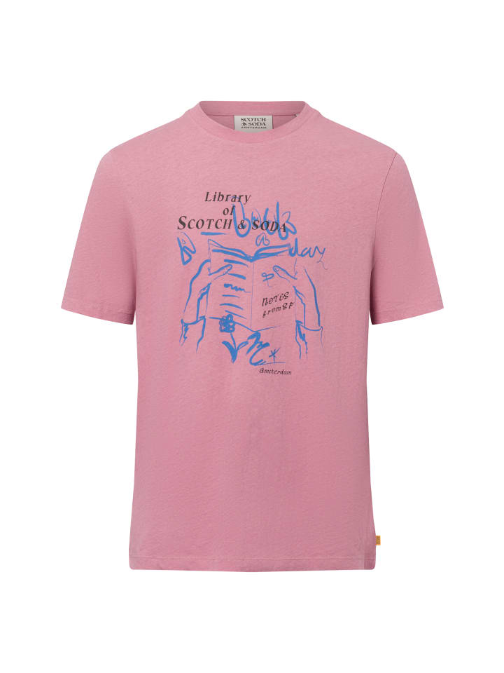 

Футболка Scotch & Soda T-Shirt, цвет altrosa