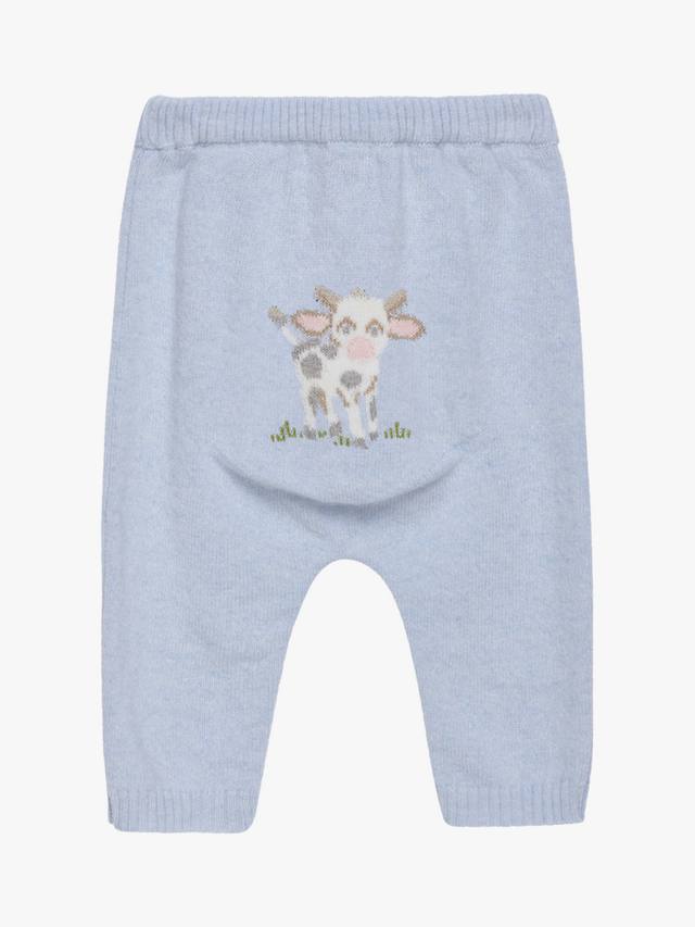 

Леггинсы из смеси шерсти baby moo cow Trotters, цвет Pale Blue