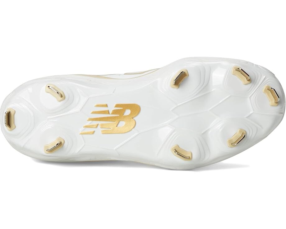Кроссовки New Balance Fresh Foam X Velov4 Metal, цвет White/Gold — фото 3