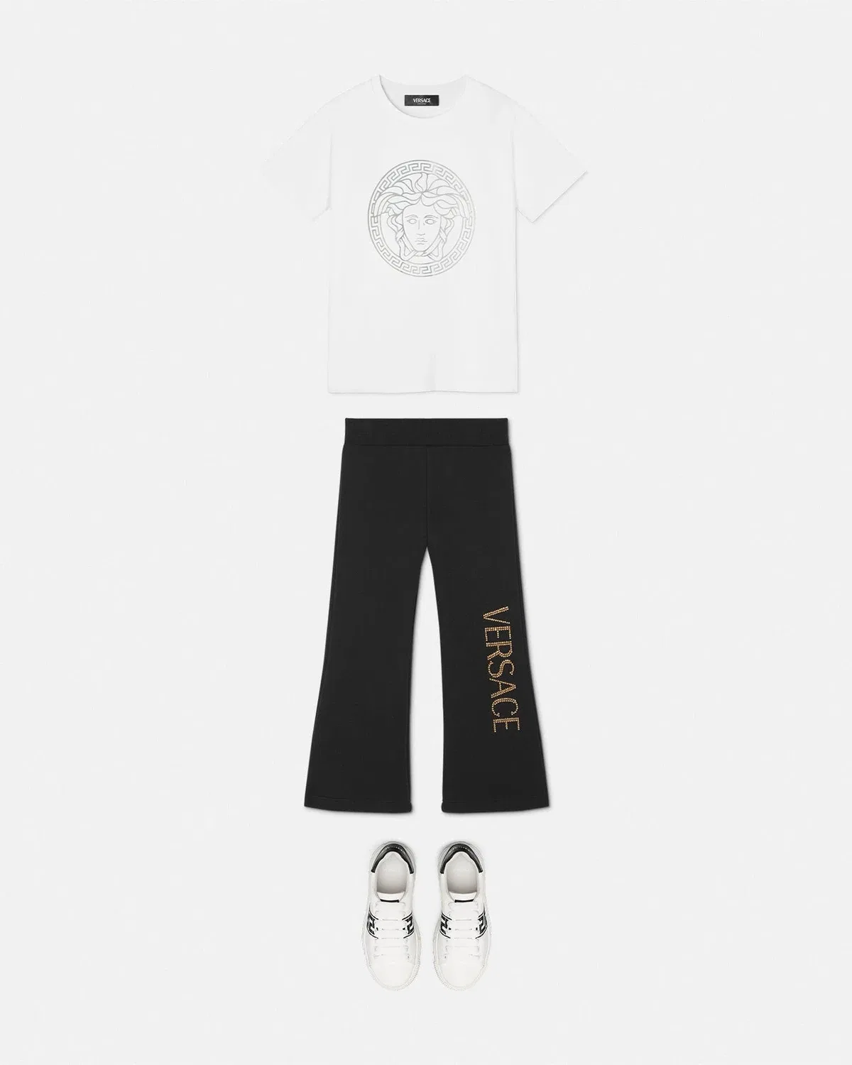 Детская футболка Medusa VERSACE, белый — фото 2