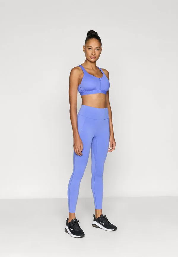 Спортивный бюстгальтер indy на молнии с высокой степенью поддержки Nike Performance, Sapphire — фото 2
