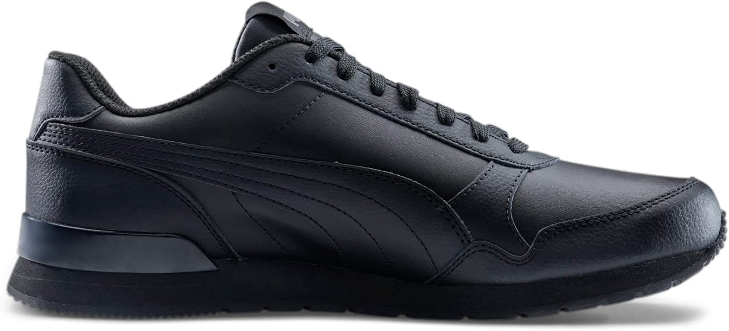 Кроссовки PUMA St Runner унисекс на застежке-липучке, черный — фото 4