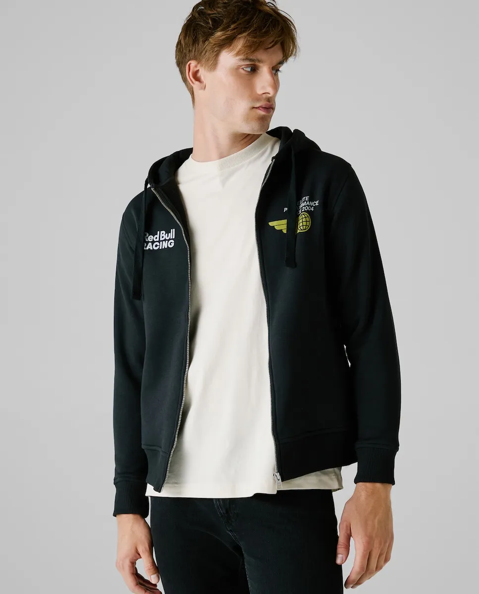 

Мужская спортивная куртка с капюшоном и молнией Pepe Jeans, черный