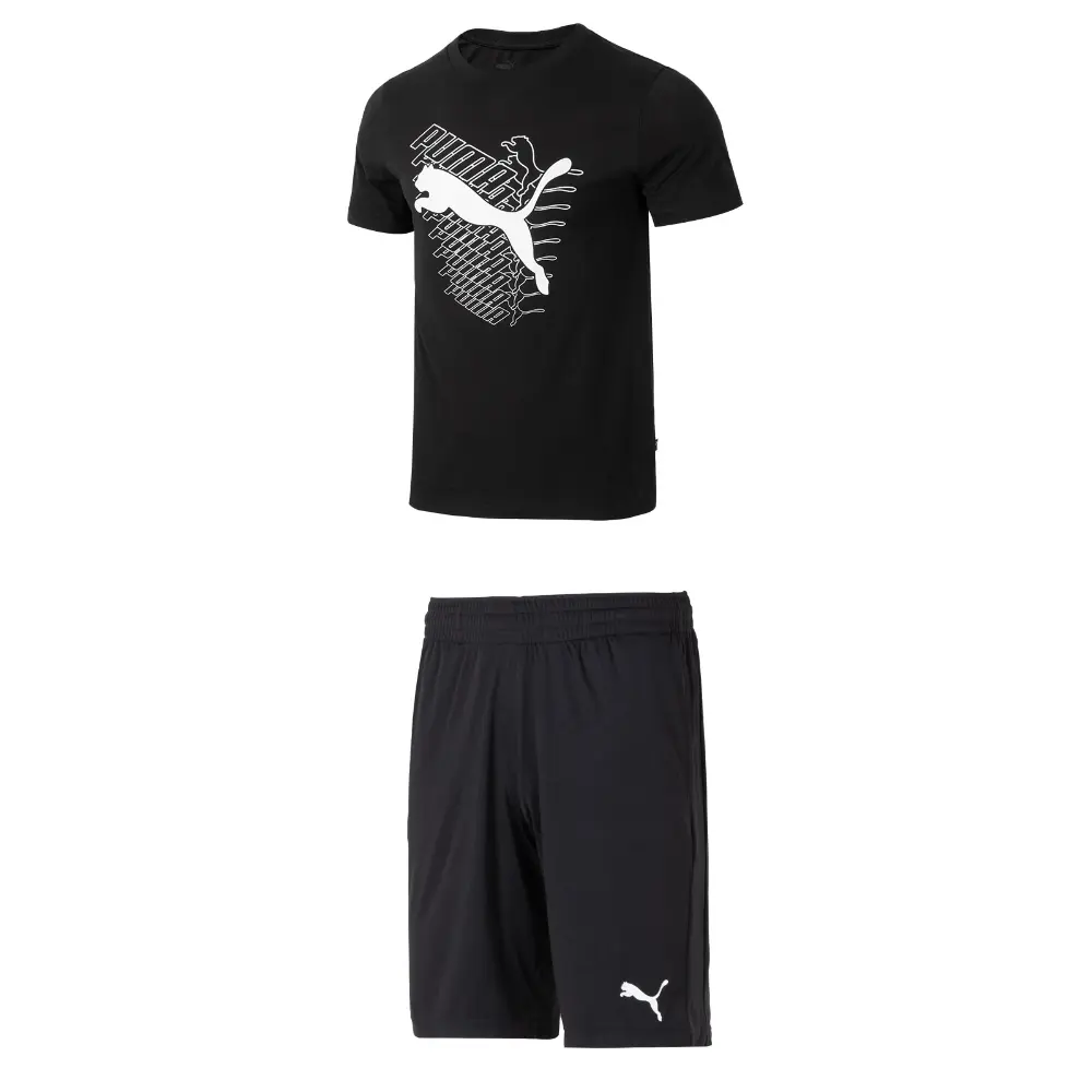

Повседневная спортивная одежда для мужчин, черный цвет Puma, черный
