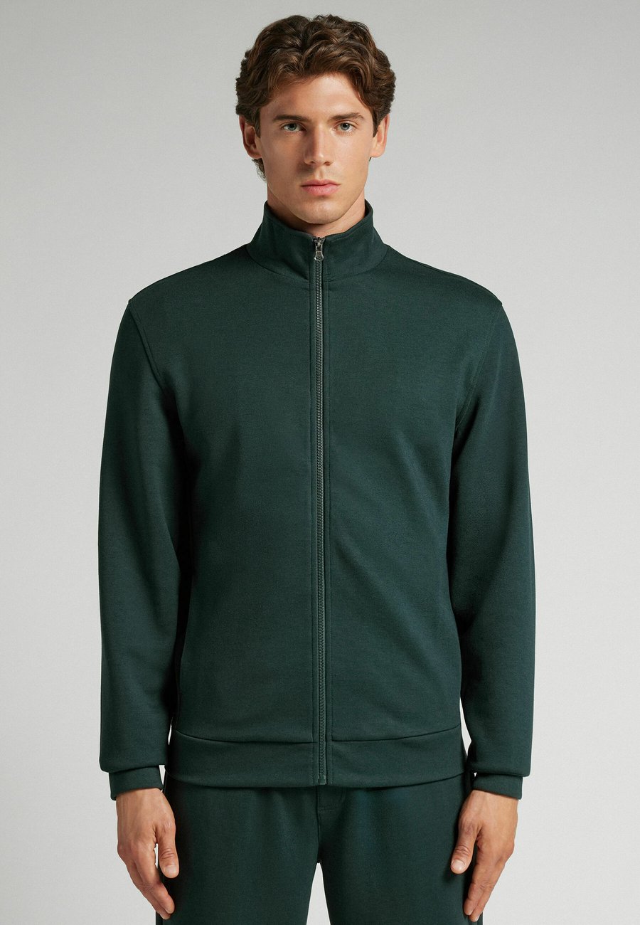 

Толстовка IUMAN Intimissimi Uomo Zip-up sweatshirt, Green/Dark Green