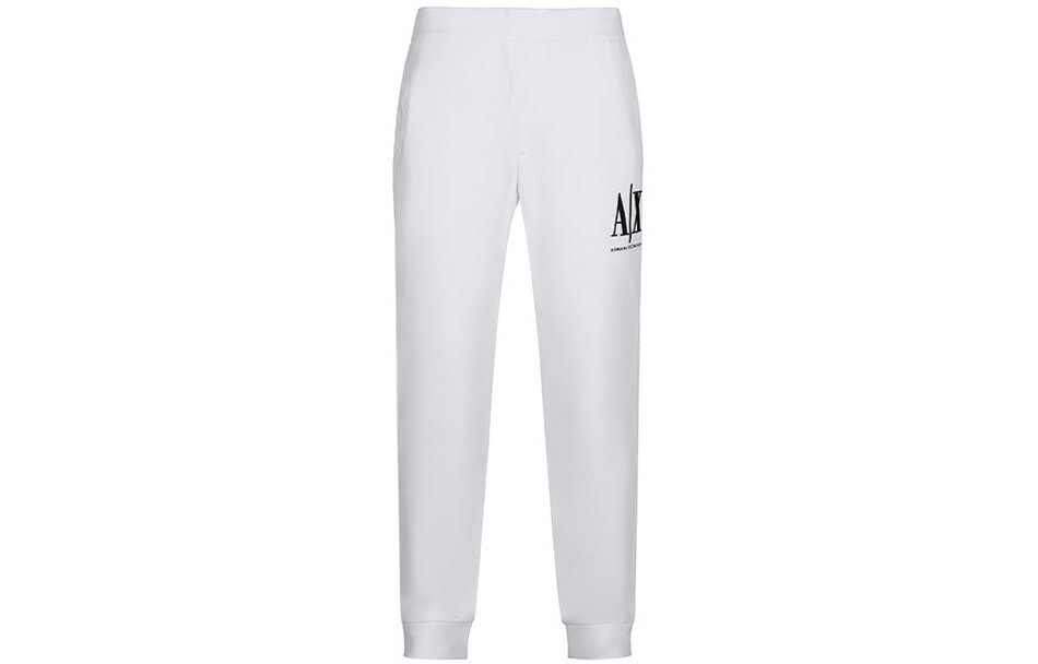 Трикотажные спортивные штаны мужские белые Armani Exchange, белый