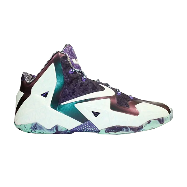 

Кроссовки Nike LeBron 11 GS 'Gumbo League', белый