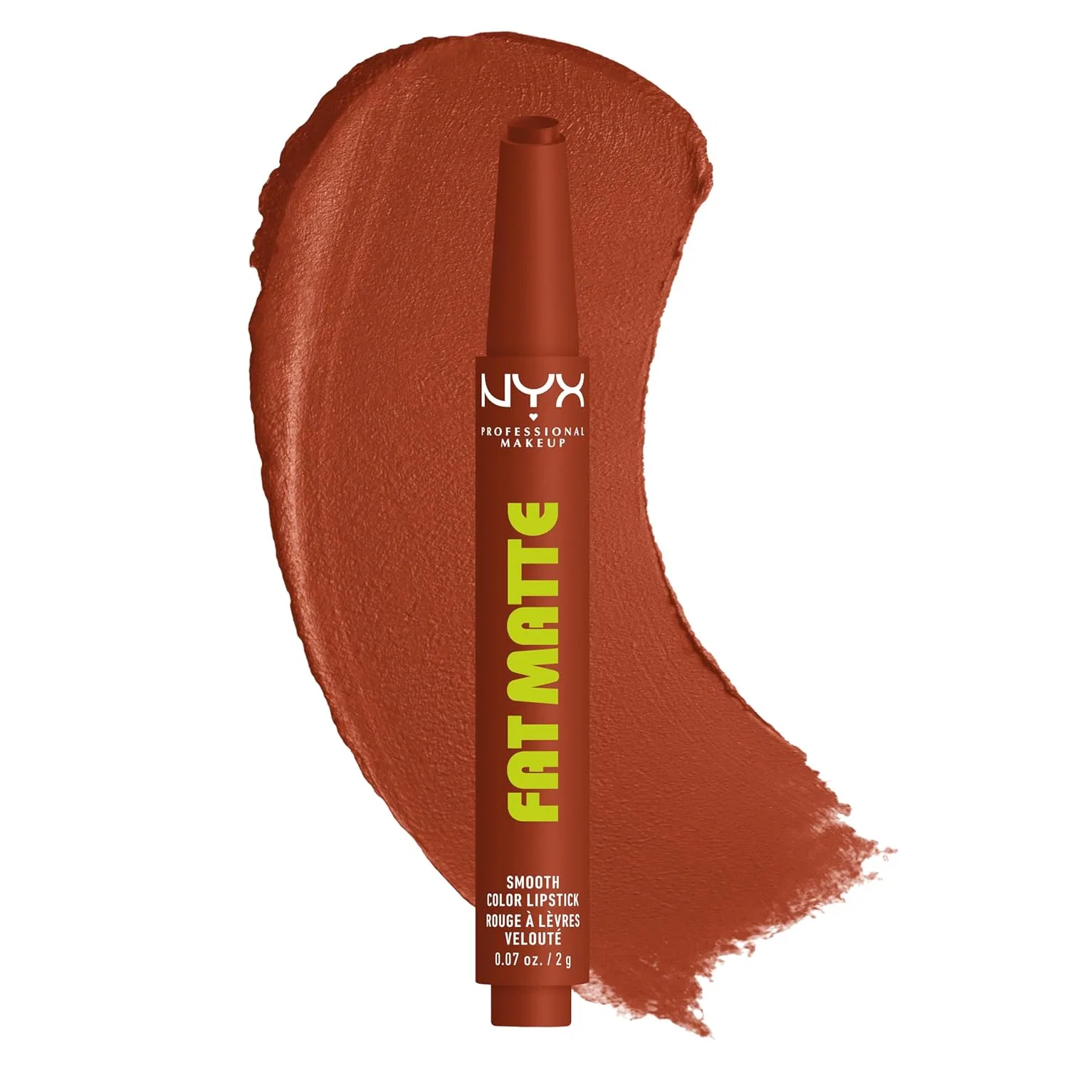 Матовая помада «Fat Matte Smooth Colour Lipstick» от NYX Professional Makeup Nyx Professional Makeup, Beary Nude