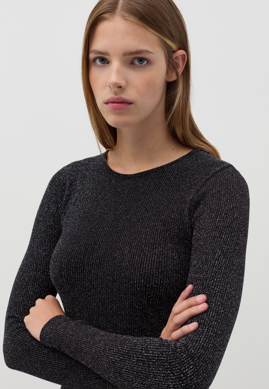 

Платье-футляр WITH LONG SLEEVES B.ANGEL, черный