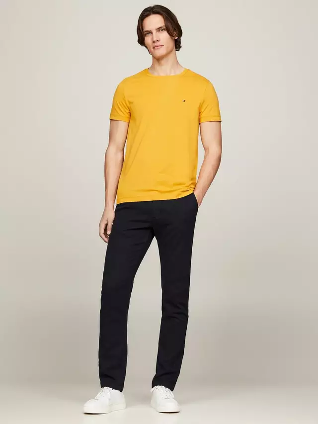 

Футболка Tommy Hilfiger Slim Fit Stretch, цвет city/yellow