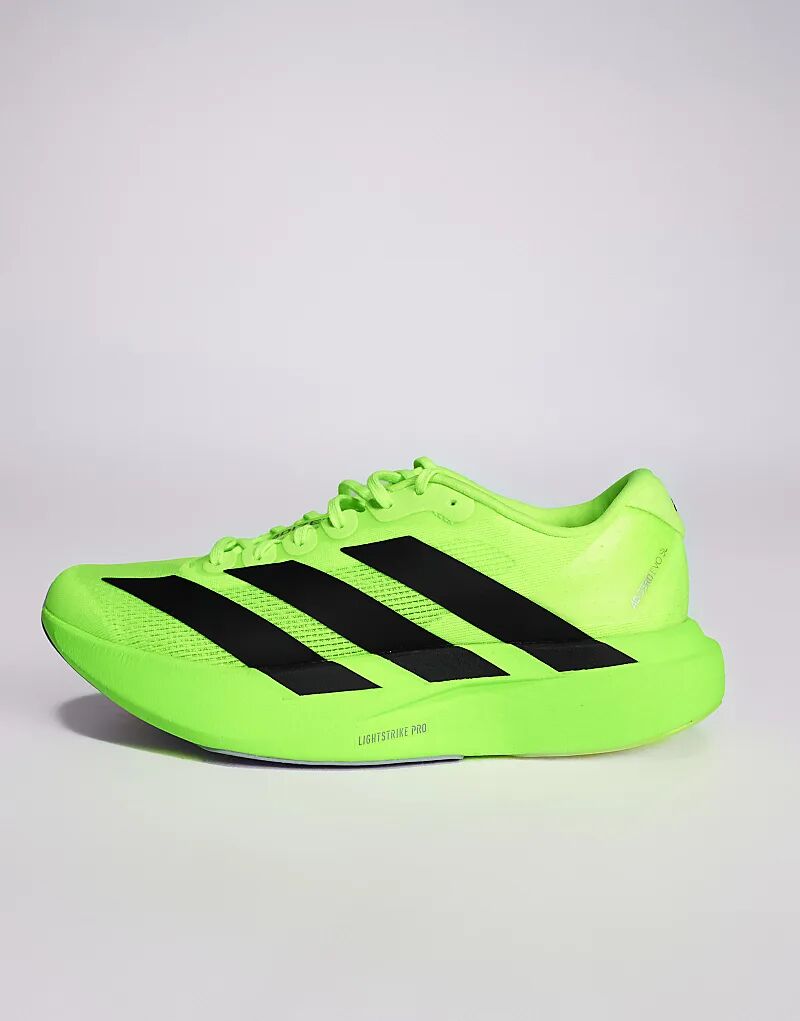 Кроссовки Adidas Running Adizero EVO SL ярко-желтого цвета — фото 2