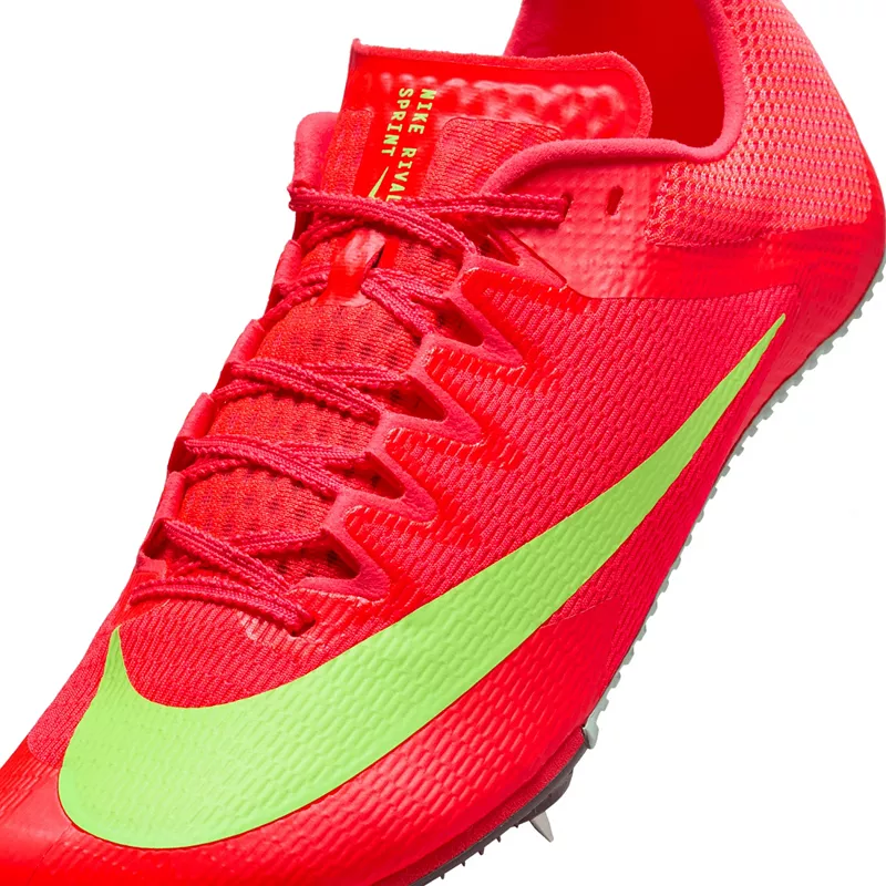 Легкоатлетические кроссовки Nike Zoom Rival для спринта, красный/оранжевый — фото 3