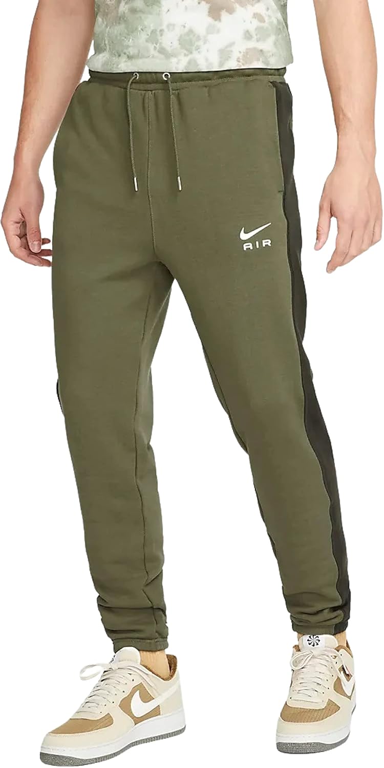 

Мужские брюки Nike Sportswear Air из французского терри, Medium Olive/Sequoia/White