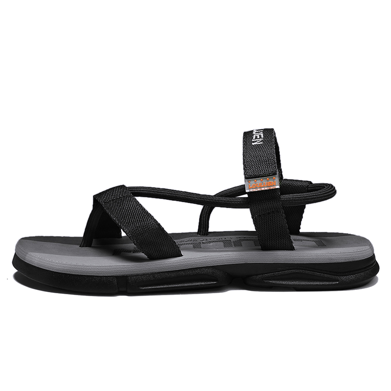 

Сандалии с одним ремешком мужские TFKY, Black