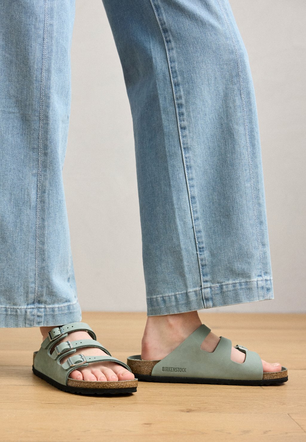 Сандалии FLORIDA LENB HEX NARROW Birkenstock, светло-зеленый — фото 2