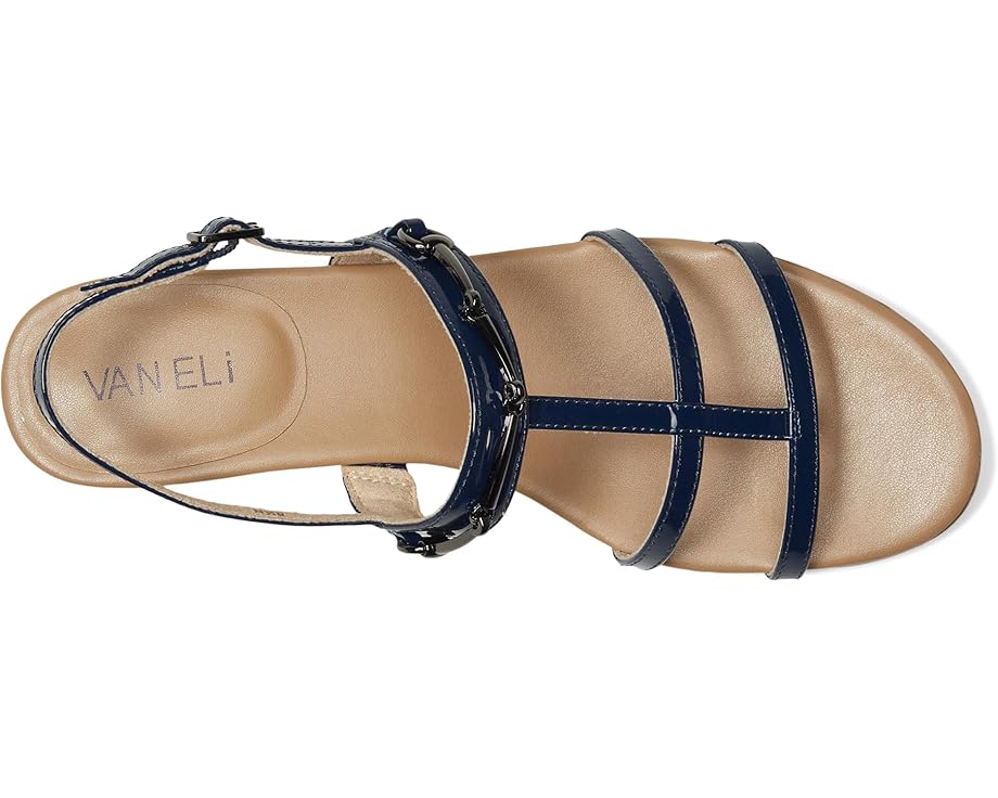 Сандалии Vaneli Banjel, цвет Navy Patent — фото 2