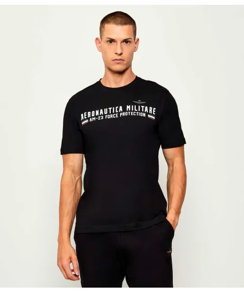 

Футболка Regular fit Aeronautica Militare, черный