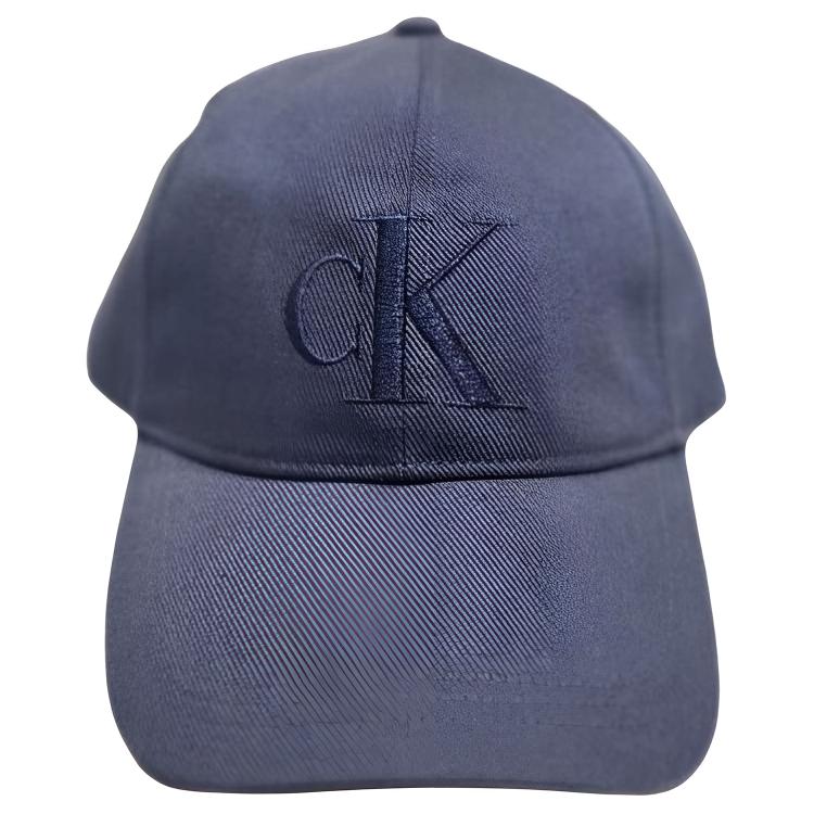 

Calvin Klein Хлопковая бейсболка унисекс морского синего цвета