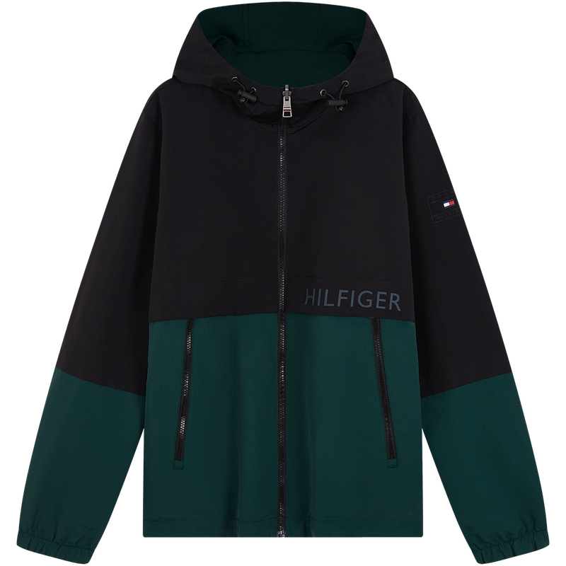 

Tommy Hilfiger Куртка мужская черно-белая, Black Ink & Green & Jasper MBP