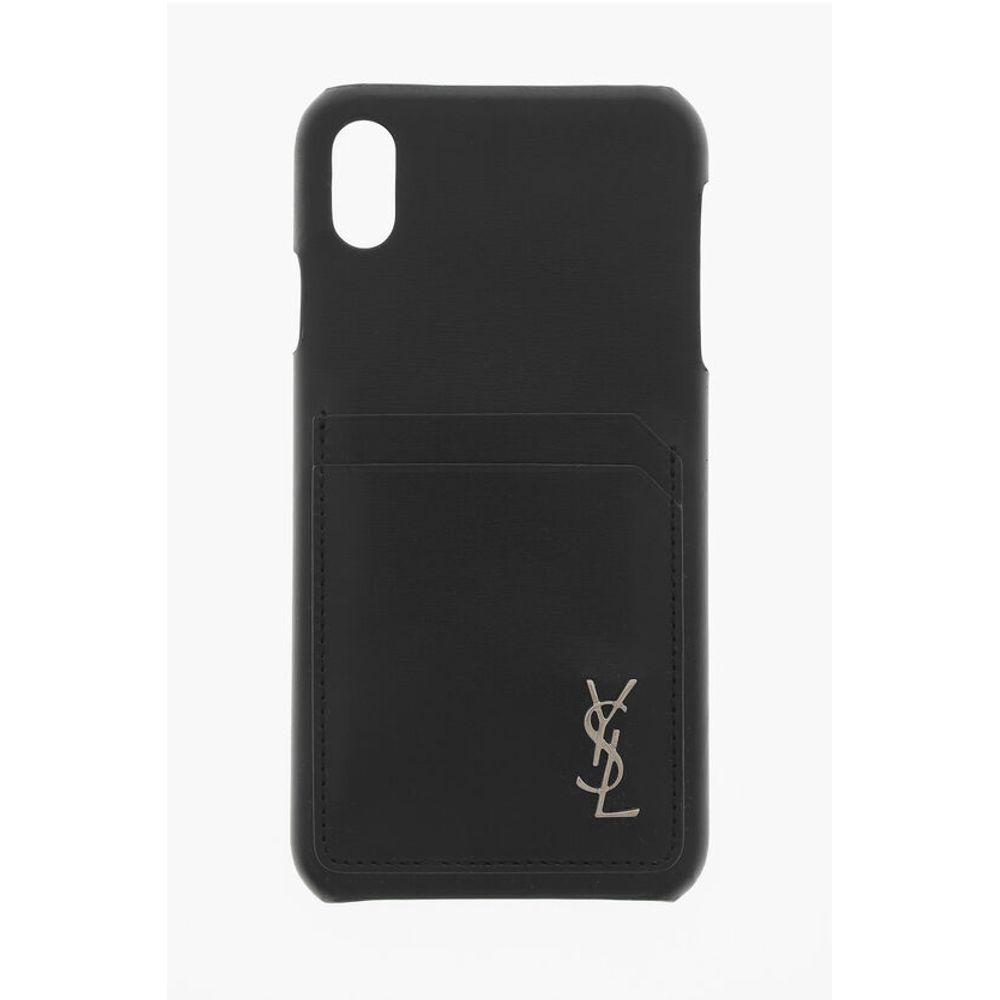 

Кожаный чехол для iPhone XS Saint Laurent, Black