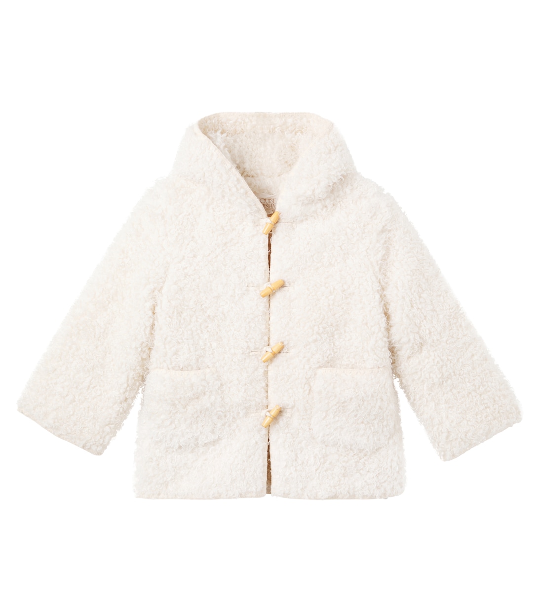 

Пальто с капюшоном Dimia Louise Misha, кремовый