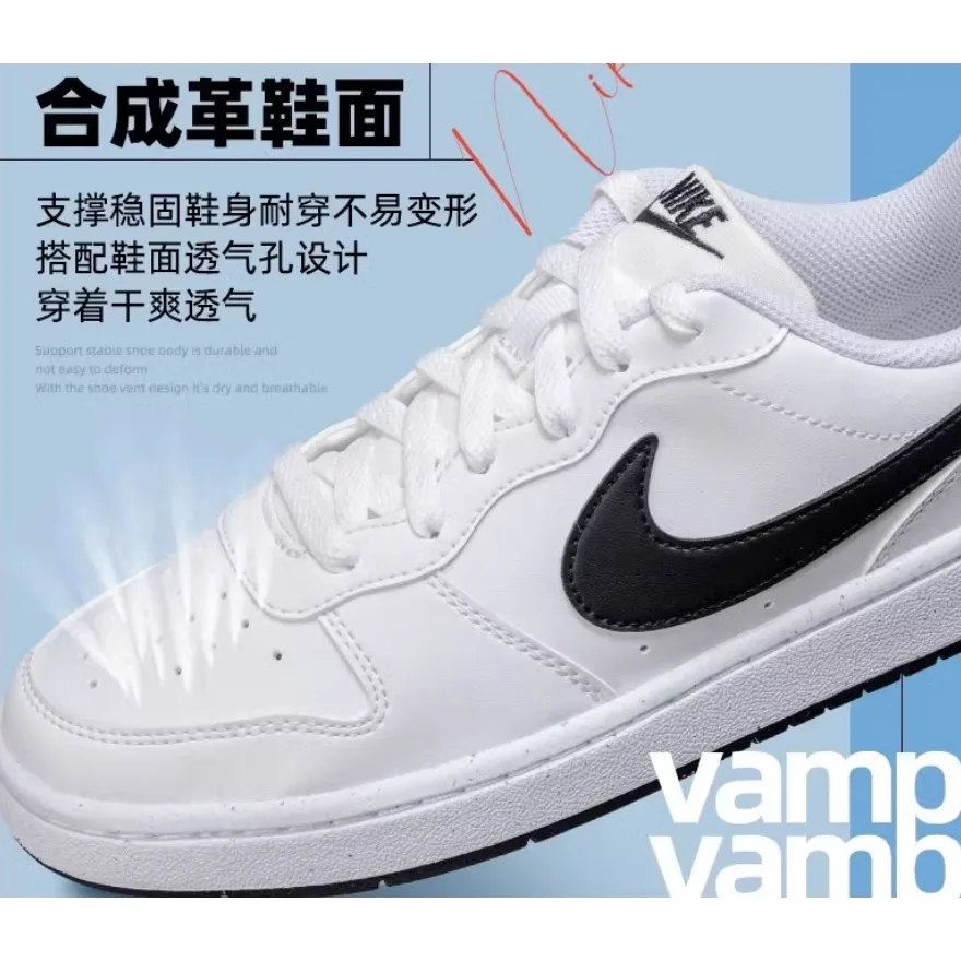 Nike Кроссовки Court Borough Low White Black GS — фото 3