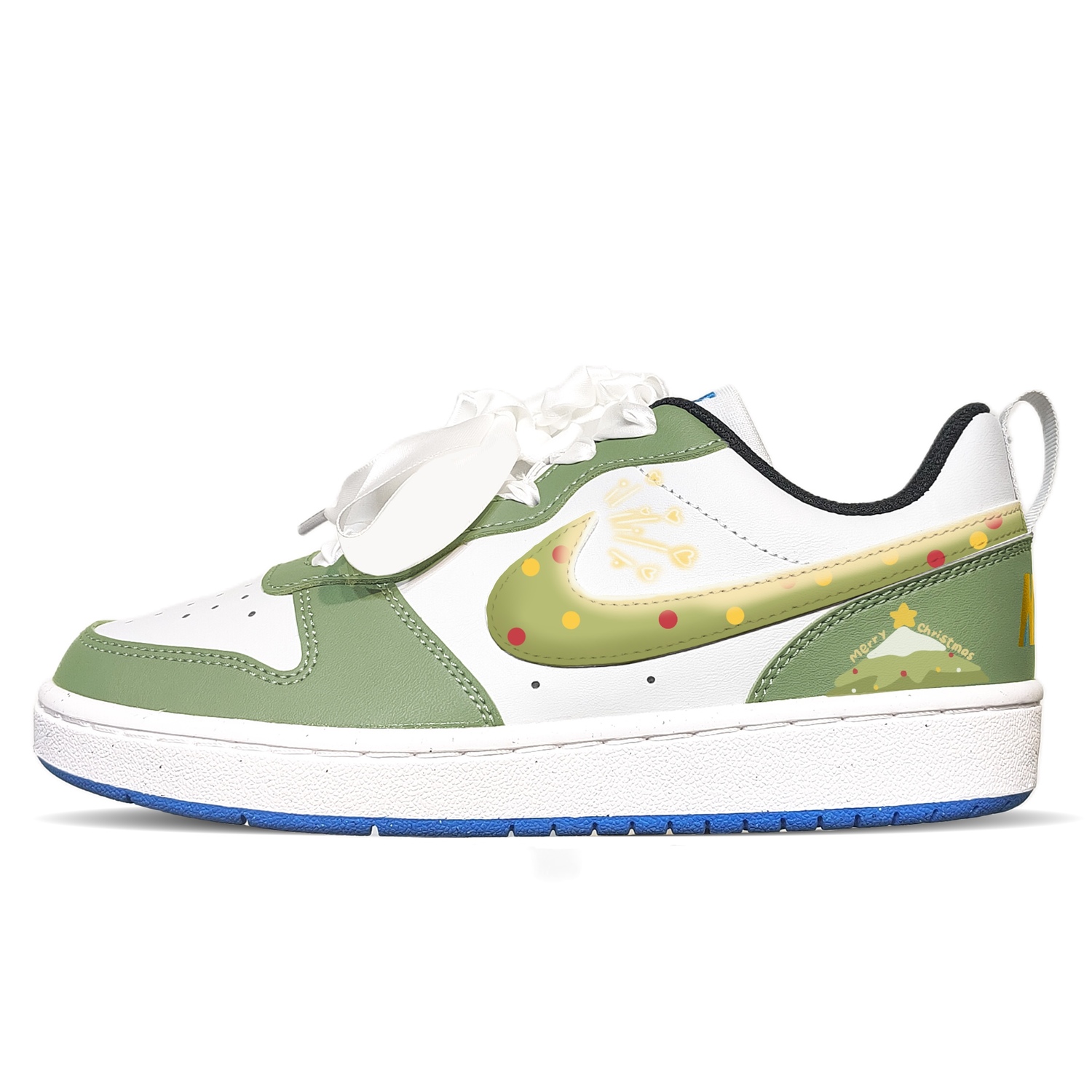 

Nike Детские низкие скейтбордистские кроссовки Court Borough из синтетической кожи с амортизацией, износостойкие, зеленого цвета, для подростков