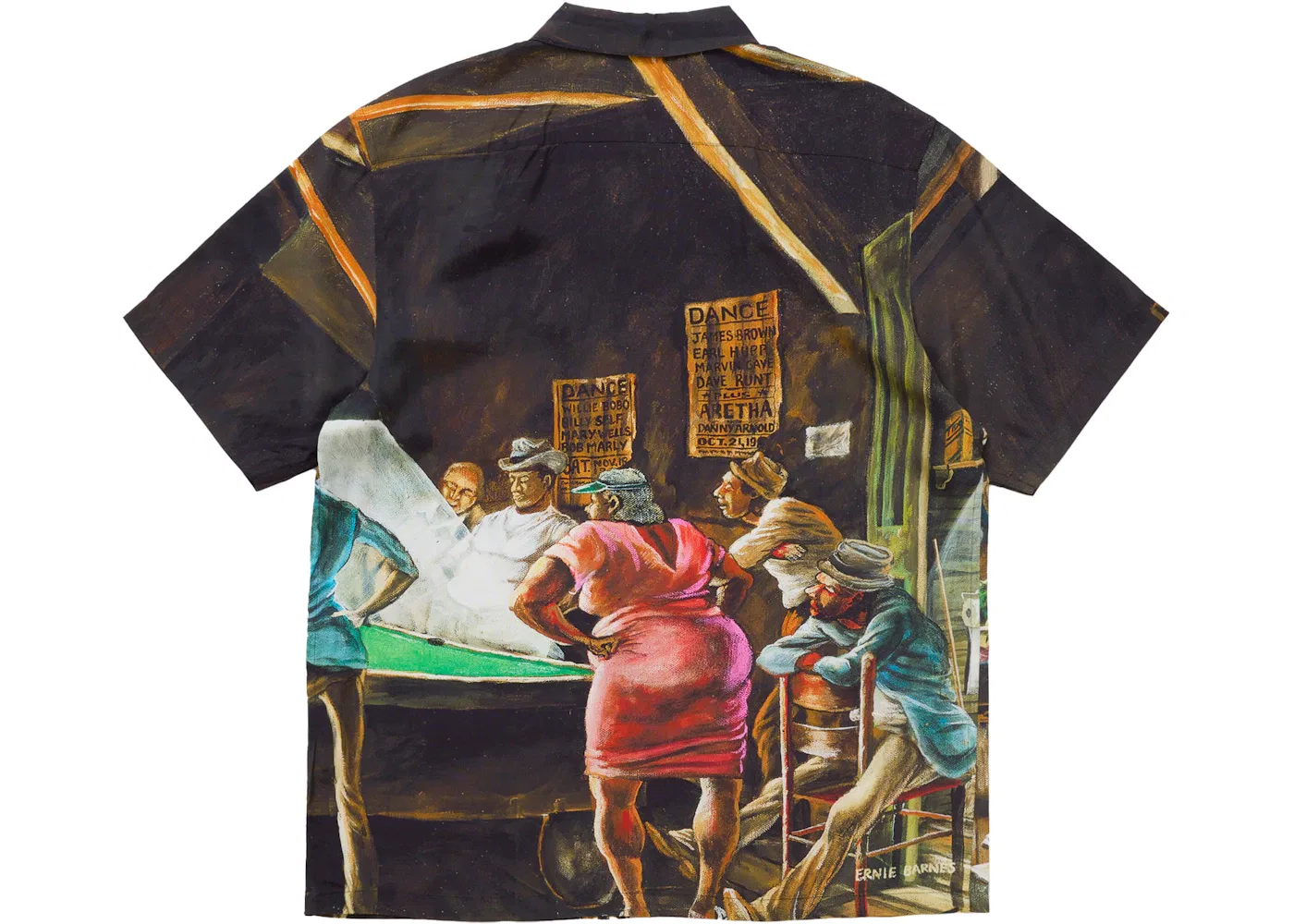 Мужская футболка с принтом Supreme Ernie Barnes S/S Shirt, Pool Hall — фото 2
