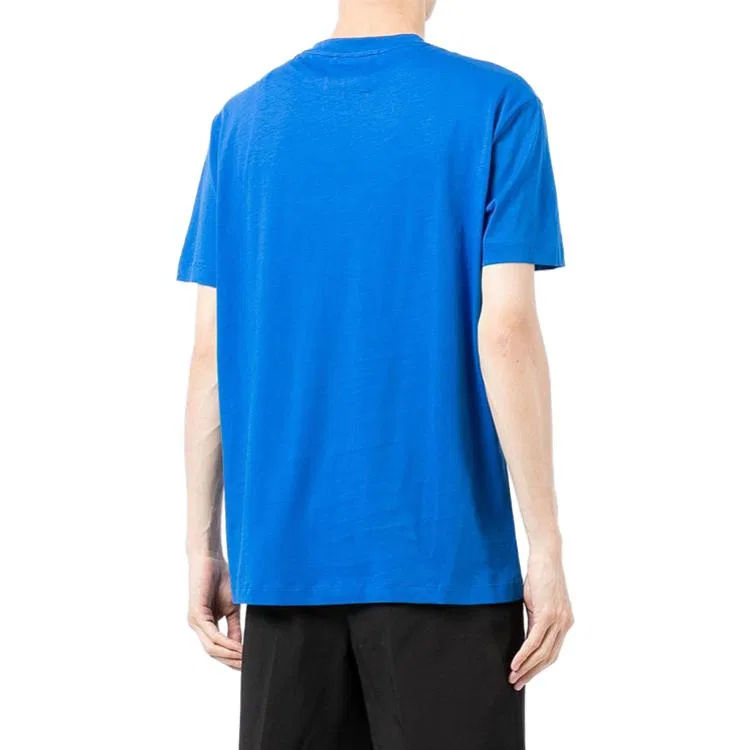 Мужская футболка с коротким рукавом SS22 T Shirt EMPORIO ARMANI, Blue — фото 4