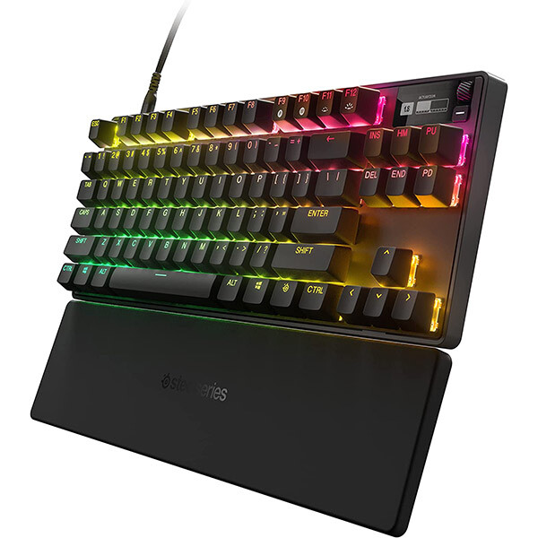 Проводная игровая клавиатура SteelSeries Apex Pro TKL 2023, черный — фото 2